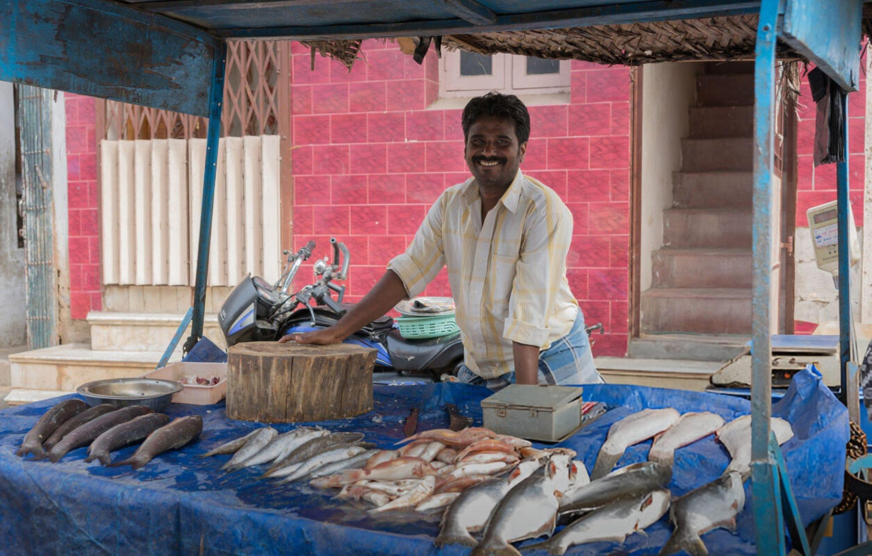 Fish shops in Coimbatore often sell bulk seafood stored with chemicals